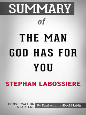cover image of Summary of the Man God Has For You